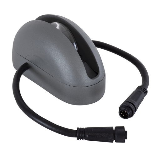 GLOBOSTAR® WINDOWCURBA 90112 Φωτιστικό Ανάδειξης Παραθύρων LED 6W 480lm 3° x 262° DC 24V Αδιάβροχο IP65 Πολύχρωμο RGB Dimmable DMX512 - CREE XPE Chip - Γκρι Ανθρακί - Μ12 x Π5.3 x Υ6.5cm - 3 Χρόνια Εγγύηση