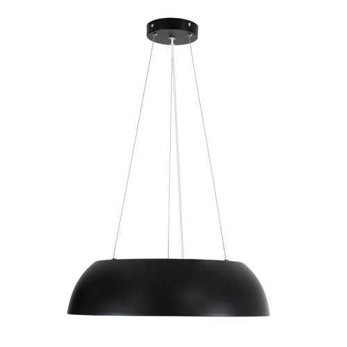 GLOBOSTAR® ANATOLIA 61267 Μοντέρνο Κρεμαστό Φωτιστικό Οροφής LED 60W 6900lm 120° AC 220-240V IP20 Ρυθμιζόμενο Λευκό CCT με Χειριστήριο από 2700K έως 6000K Dimmable - Lumileds SMD Chip - Μαύρο Ματ - Μ43 x Π43 x Υ11cm - 3 Χρόνια Εγγύηση