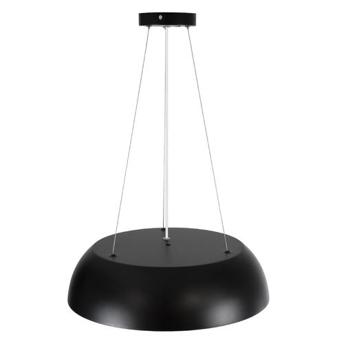 GLOBOSTAR® ANATOLIA 61267 Μοντέρνο Κρεμαστό Φωτιστικό Οροφής LED 60W 6900lm 120° AC 220-240V IP20 Ρυθμιζόμενο Λευκό CCT με Χειριστήριο από 2700K έως 6000K Dimmable - Lumileds SMD Chip - Μαύρο Ματ - Μ43 x Π43 x Υ11cm - 3 Χρόνια Εγγύηση