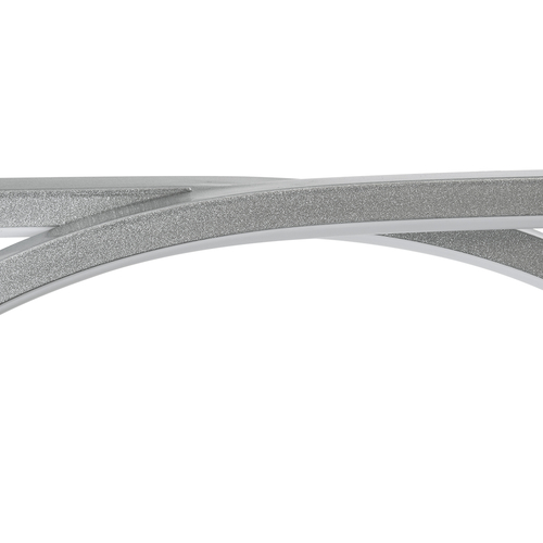 GLOBOSTAR® ROME 61296 Μοντέρνο Κρεμαστό Φωτιστικό Οροφής LED 24W 2640lm 200° AC 220-240V IP20 Ρυθμιζόμενο Λευκό CCT με On/Off 2700K/4500K/6000K - Lumileds SMD Chip - Νίκελ Βούρτσας - Μ65.5 x Π4 x Υ33cm - 3 Χρόνια Εγγύηση