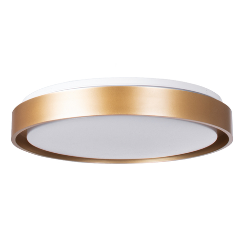 GLOBOSTAR® BARCHETTA 61399 Μοντέρνο Κρεμαστό Φωτιστικό Οροφής LED 72W 8306lm 120° AC 220-240V IP20 Ρυθμιζόμενο Λευκό CCT με Χειριστήριο από 2700K έως 6000K Dimmable - Lumileds SMD Chip - Χρυσό Ματ - Μ48 x Π48 x Υ8.2cm - 3 Χρόνια Εγγύηση