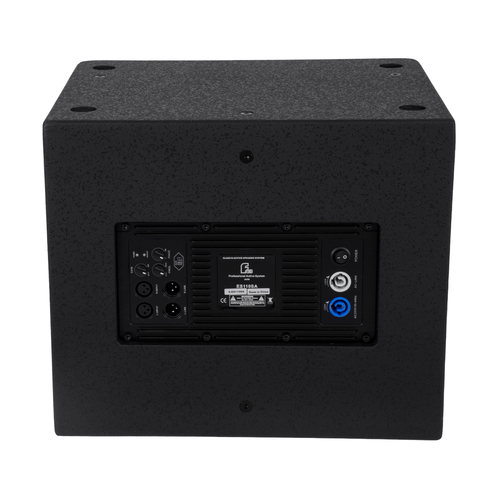 GloboStar® FDB ES110SA 98006 Facilities Speaker - Ενεργό Αυτοενισχυόμενο Ηχείο Subwoofer Εγκαταστάσεων Επιδαπέδιο με Ψηφιακό Ενισχυτή BA1.3 AC 220V/50-60Hz - 300W RMS (600W Peak) - 1 x 10 Inches LF - IP20 - Μαύρο - Μ44.5 x Π36.5 x Υ37.5cm