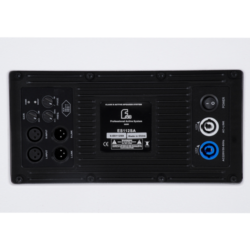 GloboStar® FDB ES112SA 98007 Facilities Speaker - Ενεργό Αυτοενισχυόμενο Ηχείο Subwoofer Εγκαταστάσεων Επιδαπέδιο με Ψηφιακό Ενισχυτή BA1.6 AC 220V/50-60Hz - 600W RMS (1400W Peak) - 1 x 12 Inches LF - IP20 - Λευκό - Μ44.5 x Π44.5 x Υ37.5cm