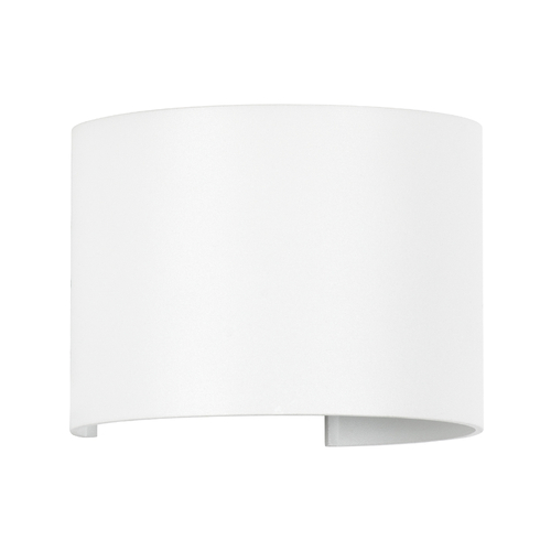 GLOBOSTAR® AXIS-R 60641 Μοντέρνο Φωτιστικό Τοίχου - Απλίκα LED 10W 1250lm 5°/60° AC 220-240V Αδιάβροχο IP65 Ψυχρό Λευκό 6000K - Bridgelux COB Chip & TÜV SÜD Driver - Λευκό Ματ - Μ10 x Π10 x Υ10cm - 5 Χρόνια Εγγύηση