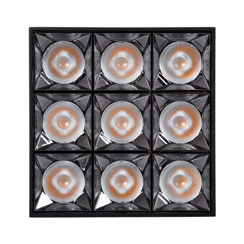 GLOBOSTAR® LUMINAR 60337 Downlight Σποτ LED 30W 4050lm 36° AC 220-240V IP20 Θερμό Λευκό 2700K - Osram SMD Chip & TÜV SÜD Driver - Μαύρο Ματ - Μ12 x Π12 x Υ6.6cm - 5 Χρόνια Εγγύηση