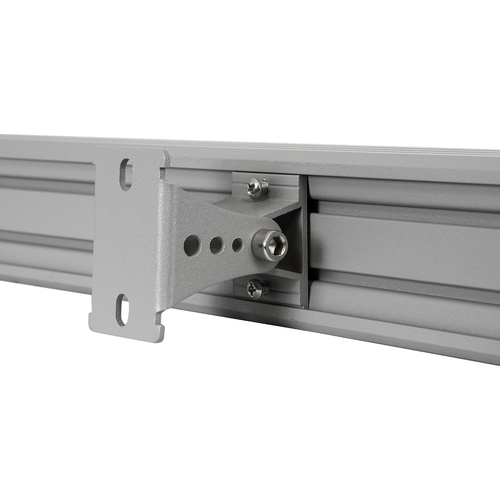 GLOBOSTAR® WASHERJAVIA 90555 Μπάρα Φωτισμού Wall Washer LED 48W 5280lm 5° DC 24V Αδιάβροχο IP67 Θερμό Λευκό 2700K Dimmable - Bridgelux SMD Chip - Γκρι Ανθρακί - Μ100 x Π5.2 x Υ3.6cm - 3 Χρόνια Εγγύηση