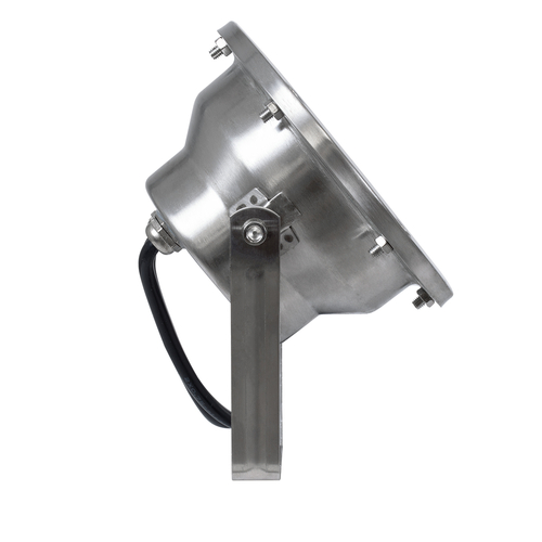 GLOBOSTAR® UNDERWATER-JERRY 90425 Υποβρύχιο Επιφανειακό Σποτ για Σιντριβάνια/Πισίνες LED 12W 1020lm 30° DC 24V Αδιάβροχο IP68 RGBW DMX512 Dimmable - Ανοξείδωτο Ατσάλι 304 - Μ14.5 x Π7 x Υ19cm - 3 Χρόνια Εγγύηση