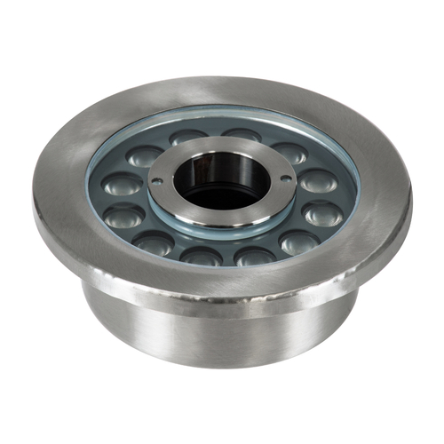 GloboStar® UNDERWATER-DENIS 90436 Υποβρύχιο Χωνευτό Φωτιστικό Σποτ Ειδικό για Σιντριβάνια - Πισίνες - Τζακούζι LED 9W 900lm 30° DC 24V Αδιάβροχο IP68 Φ16.7 x Υ7.5cm Ψυχρό Λευκό 6000K - Ανοξείδωτο Ατσάλι SS304 - 3 Years Warranty