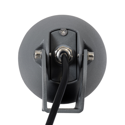 GLOBOSTAR® TREESPO 90471 Φωτιστικό Σποτ για Φυτά - Δέντρα LED 12W 1260lm 15° DC 24V Αδιάβροχο IP67 Πολύχρωμο RGBW Dimmable DMX512 - Bridgelux SMD Chip - Γκρι Ανθρακί - Μ9 x Π11 x Υ9cm - 3 Χρόνια Εγγύηση