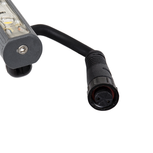 GLOBOSTAR® WASHERSTELLAR 90576 Μπάρα Φωτισμού Wall Washer LED 12W 1380lm 30° DC 24V Αδιάβροχο IP65 Φυσικό Λευκό 4500K Dimmable - Bridgelux SMD Chip - Γκρι Ανθρακί - Μ100 x Π2 x Υ1.8cm - 3 Χρόνια Εγγύηση