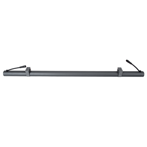 GLOBOSTAR® WASHERPANDA 90582 Μπάρα Φωτισμού Wall Washer LED 36W 3780lm 15° DC 24V Αδιάβροχο IP67 Ultra Θερμό Λευκό 2200K Dimmable - Bridgelux SMD Chip - Γκρι Ανθρακί - Μ100 x Π4 x Υ3.5cm - 3 Χρόνια Εγγύηση