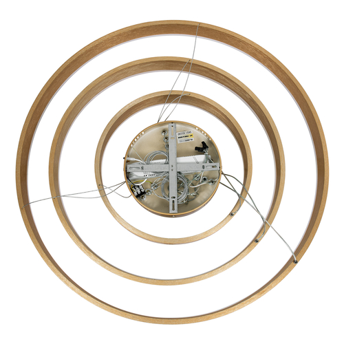 kelvo® VENOM 61190-DECO Μοντέρνο Κρεμαστό Φωτιστικό Οροφής LED 120W 14158lm 120° AC 220-240V IP20 Ρυθμιζόμενο Λευκό CCT με Χειριστήριο από 2700K έως 6000K Dimmable - Lumileds SMD Chip - Χρυσό Βούρτσας - Μ80 x Π80 x Υ60cm - 3 Χρόνια Εγγύηση