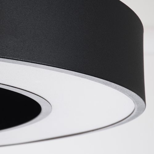 GLOBOSTAR® RA 61194 Μοντέρνο Κρεμαστό Φωτιστικό Οροφής LED 67W 7370lm 120° AC 220-240V IP20 Ρυθμιζόμενο Λευκό CCT με Χειριστήριο από 2700K έως 6000K Dimmable - Lumileds SMD Chip - Μαύρο Ματ - Μ60 x Π60 x Υ8cm - 3 Χρόνια Εγγύηση