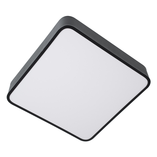 GLOBOSTAR® KAMALA 61206-P Μοντέρνο Κρεμαστό Φωτιστικό Οροφής LED 67W 7370lm 120° AC 220-240V IP20 Ρυθμιζόμενο Λευκό CCT με Χειριστήριο από 2700K έως 6000K Dimmable - Lumileds SMD Chip - Μαύρο Ματ - Μ40 x Π40 x Υ8cm - 3 Χρόνια Εγγύηση