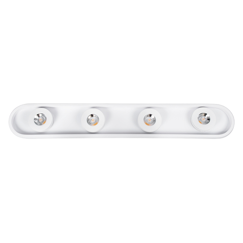 GLOBOSTAR® NESPO 61215 Μοντέρνο Φωτιστικό Οροφής LED 48W 5376lm 360° & 45° AC 220-240V IP20 Ρυθμιζόμενο Λευκό CCT με On/Off 2700K/4500K/6000K - Lumileds SMD Chip - Λευκό Ματ - Μ80 x Π13 x Υ6.5cm - 3 Χρόνια Εγγύηση