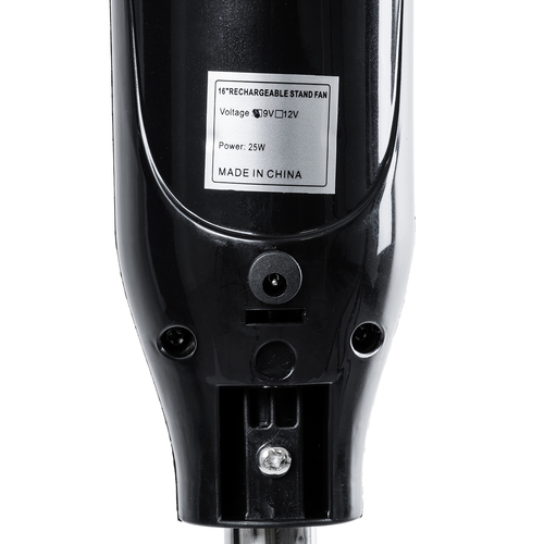 GloboStar® SOLARA-FAN 85356 Solar Fan Αυτόνομος Ηλιακός Επιδαπέδιος Ανεμιστήρας 25W 2 Λειτουργιών Ρεύματος με AC 220-240V ή με Φωτοβολταϊκό Panel 9V 12W & Επαναφορτιζόμενη Μπαταρία Li-ion 7.4V 4400mAh - 3 Ταχύτητες - Ενσωματωμένο USB 2.0 Charger Συσκευών - IP20 - Μ44 x Π37.5 x Υ132cm - Μαύρο - 2 Years Warranty