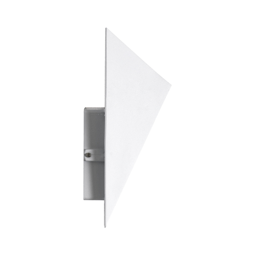 GLOBOSTAR® STEALTH 60521 Μοντέρνο Φωτιστικό Τοίχου - Απλίκα LED 10W 1100lm 60° AC 220-240V Αδιάβροχο IP65 Φυσικό Λευκό 4500K - Bridgelux COB Chip & TÜV SÜD Driver - Λευκό Ματ - Μ17 x Π7.5 x Υ17cm - 5 Χρόνια Εγγύηση