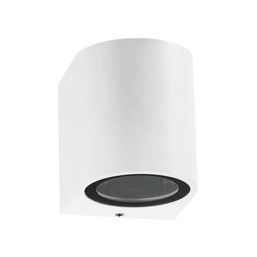 kelvo® MURANO 60605 Μοντέρνο Φωτιστικό Τοίχου - Απλίκα για Λάμπα MR16 με Ντουί 1 x GU10 AC 220-240V Αδιάβροχο IP65 - Λευκό Ματ - Μ8 x Π8 x Υ7cm