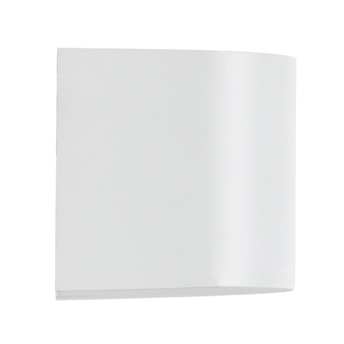 kelvo® MURANO 60605 Μοντέρνο Φωτιστικό Τοίχου - Απλίκα για Λάμπα MR16 με Ντουί 1 x GU10 AC 220-240V Αδιάβροχο IP65 - Λευκό Ματ - Μ8 x Π8 x Υ7cm