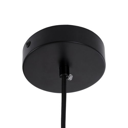 GLOBOSTAR® BELLISSIMO 61490 Μοντέρνο Κρεμαστό Φωτιστικό Οροφής με Ντουί 1 x E27 AC 220-240V IP20 - Λευκό & Μαύρο - Μ30 x Π30 x Υ52cm