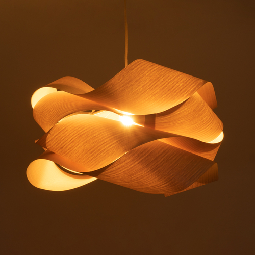 GLOBOSTAR® SARDIGNA 02181 Boho Κρεμαστό Φωτιστικό Οροφής με Ντουί 1 x E27 AC 220-240V IP20 - Μπεζ - Μ60 x Π60 x Υ30cm