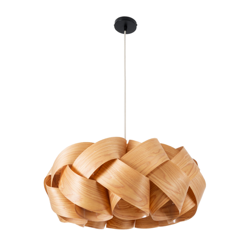 GLOBOSTAR® SARDIGNA 02218 Boho Κρεμαστό Φωτιστικό Οροφής με Ντουί 1 x E27 AC 220-240V IP20 - Καφέ - Μ60 x Π60 x Υ30cm