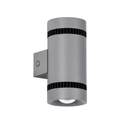 GLOBOSTAR® CANNONAL 60576 Μοντέρνο Φωτιστικό Τοίχου - Απλίκα LED 10W 1150lm 30° AC 220-240V IP20 Θερμό Λευκό 2700K - Bridgelux COB Chip & TÜV SÜD Driver - Μαύρο Ματ & Γκρι Ανθρακί Ματ - Μ5 x Π6.5 x Υ11cm - 3 Χρόνια Εγγύηση