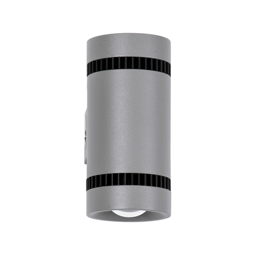 GLOBOSTAR® CANNONAL 60576 Μοντέρνο Φωτιστικό Τοίχου - Απλίκα LED 10W 1150lm 30° AC 220-240V IP20 Θερμό Λευκό 2700K - Bridgelux COB Chip & TÜV SÜD Driver - Μαύρο Ματ & Γκρι Ανθρακί Ματ - Μ5 x Π6.5 x Υ11cm - 3 Χρόνια Εγγύηση