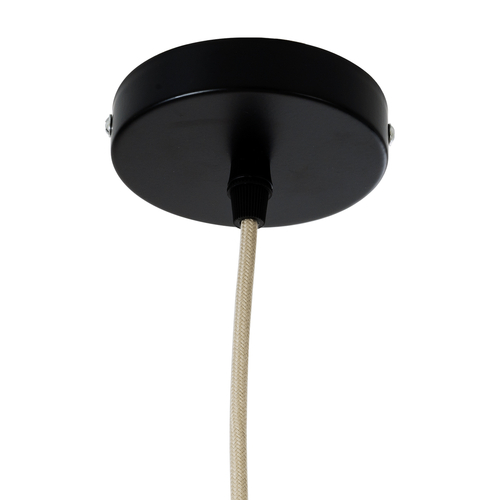 GLOBOSTAR® HIBISCUS 01932 Boho Κρεμαστό Φωτιστικό Οροφής με Ντουί 1 x E27 AC 220-240V IP20 - Μπεζ - Μ30 x Π30 x Υ40cm