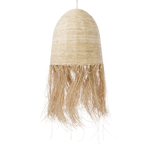 GLOBOSTAR® AREMBEPE 02179 Boho Κρεμαστό Φωτιστικό Οροφής με Ντουί 1 x E27 AC 220-240V IP20 - Μπεζ - Μ60 x Π60 x Υ130cm