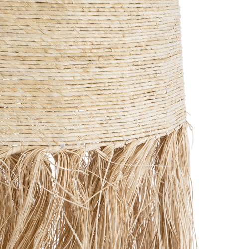 GLOBOSTAR® AREMBEPE 02179 Boho Κρεμαστό Φωτιστικό Οροφής με Ντουί 1 x E27 AC 220-240V IP20 - Μπεζ - Μ60 x Π60 x Υ130cm