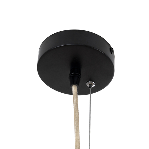 GLOBOSTAR® ARCHIPELAGO 01913 Boho Κρεμαστό Φωτιστικό Οροφής με Ντουί 1 x E27 AC 220-240V IP20 - Μπεζ - Μ80 x Π80 x Υ100cm