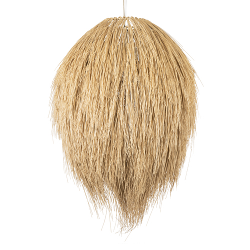 GLOBOSTAR® ARCHIPELAGO 01913 Boho Κρεμαστό Φωτιστικό Οροφής με Ντουί 1 x E27 AC 220-240V IP20 - Μπεζ - Μ80 x Π80 x Υ100cm