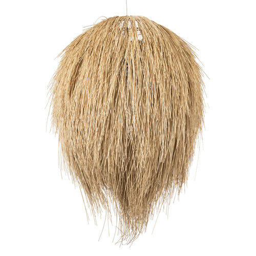 GLOBOSTAR® ARCHIPELAGO 01913 Boho Κρεμαστό Φωτιστικό Οροφής με Ντουί 1 x E27 AC 220-240V IP20 - Μπεζ - Μ80 x Π80 x Υ100cm