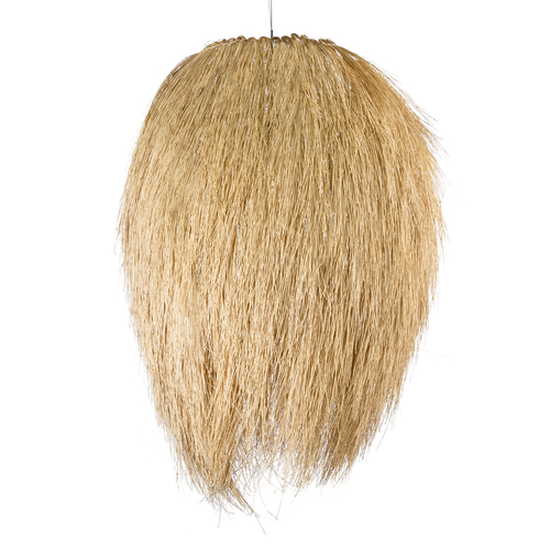 GLOBOSTAR® ARCHIPELAGO 01914 Boho Κρεμαστό Φωτιστικό Οροφής με Ντουί 1 x E27 AC 220-240V IP20 - Μπεζ - Μ120 x Π120 x Υ140cm