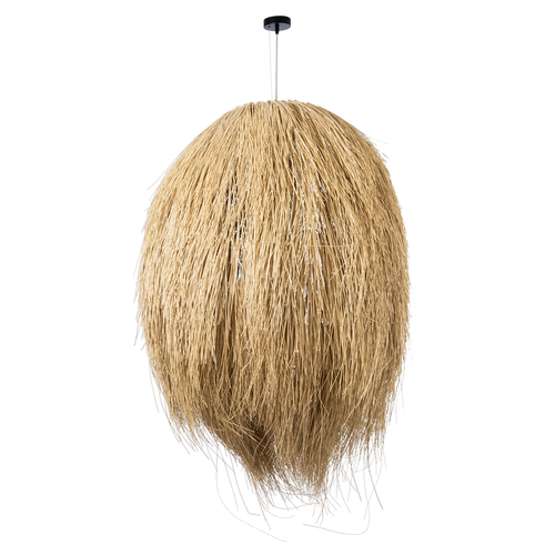 GLOBOSTAR® ARCHIPELAGO 02067 Boho Κρεμαστό Φωτιστικό Οροφής με Ντουί 1 x E27 AC 220-240V IP20 - Μπεζ - Μ100 x Π100 x Υ120cm