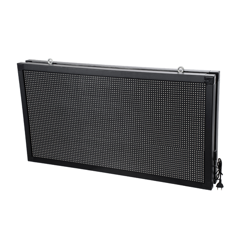 GLOBOSTAR® DISPLAY 90298 Κυλιόμενη Ψηφιακή Επιγραφή 96x48cm P10 Διπλής Όψης LED AC 220-240V Αδιάβροχο IP65 Κόκκινο - WiFi Control μέσω FK APP - Αισθητήρας Θερμοκρασίας & Υγρασίας - Μ102 x Π11 x Υ54.5cm - 2 Χρόνια Εγγύηση