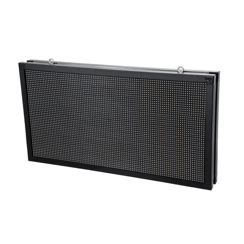 GLOBOSTAR® DISPLAY 90815 Κυλιόμενη Ψηφιακή Επιγραφή 96x48cm P10 Διπλής Όψης LED AC 220-240V Αδιάβροχο IP65 Πορτοκαλί - WiFi Control μέσω FK APP - Αισθητήρας Θερμοκρασίας & Υγρασίας - Μ102 x Π11 x Υ54.5cm - 2 Χρόνια Εγγύηση