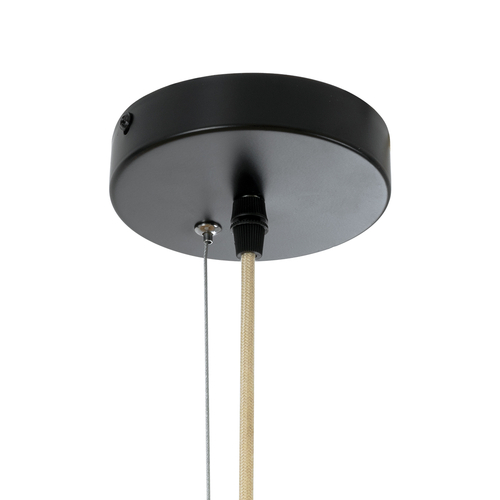 GLOBOSTAR® MAHANA 01827 Boho Κρεμαστό Φωτιστικό Οροφής με Ντουί 1 x E27 AC 220-240V IP20 - Μπεζ - Μ80 x Π80 x Υ130cm