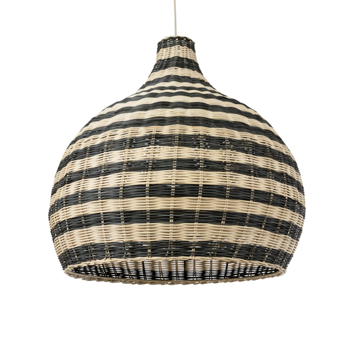 GLOBOSTAR® JAMAICA 01955 Boho Κρεμαστό Φωτιστικό Οροφής με Ντουί 1 x E27 AC 220-240V IP20 - Μπεζ & Λαδί - Μ60 x Π60 x Υ60cm