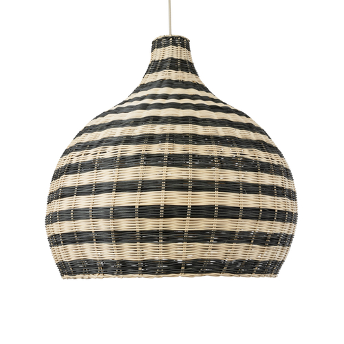 GLOBOSTAR® JAMAICA 01955 Boho Κρεμαστό Φωτιστικό Οροφής με Ντουί 1 x E27 AC 220-240V IP20 - Μπεζ & Λαδί - Μ60 x Π60 x Υ60cm