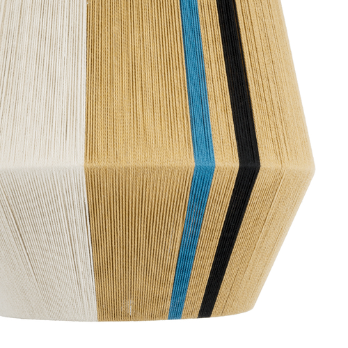 GLOBOSTAR® SALERNO 02079 Boho Κρεμαστό Φωτιστικό Οροφής με Ντουί 1 x E27 AC 220-240V IP20 - Πολύχρωμο - Μ50 x Π50 x Υ90cm