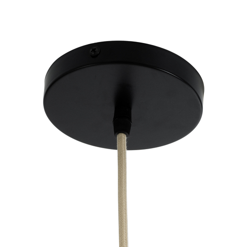 GLOBOSTAR® SAINTLUCIA 02160 Boho Κρεμαστό Φωτιστικό Οροφής με Ντουί 1 x E27 AC 220-240V IP20 - Μπεζ & Καφέ - Μ30 x Π30 x Υ90cm