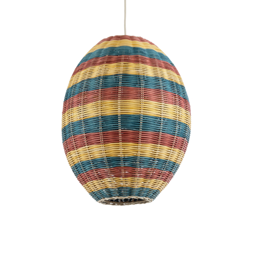 GLOBOSTAR® CABALLEROS 02065 Boho Κρεμαστό Φωτιστικό Οροφής με Ντουί 1 x E27 AC 220-240V IP20 - Πολύχρωμο - Μ40 x Π40 x Υ50cm
