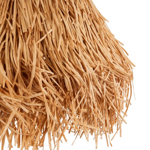 GLOBOSTAR® GUADELOUPE 02154 Boho Κρεμαστό Φωτιστικό Οροφής με Ντουί 1 x E27 AC 220-240V IP20 - Μπεζ - Μ50 x Π50 x Υ40cm