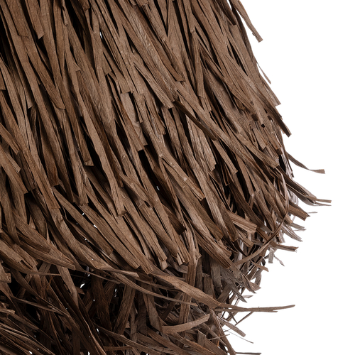 GLOBOSTAR® GUADELOUPE 02294 Boho Κρεμαστό Φωτιστικό Οροφής με Ντουί 1 x E27 AC 220-240V IP20 - Καφέ - Μ80 x Π80 x Υ60cm