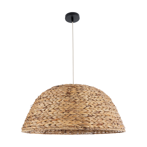 GLOBOSTAR® MANGATA 01847 Boho Κρεμαστό Φωτιστικό Οροφής με Ντουί 1 x E27 AC 220-240V IP20 - Μπεζ - Μ60 x Π60 x Υ28cm