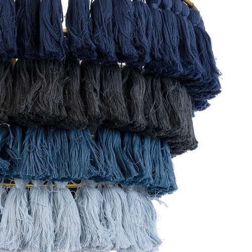 GLOBOSTAR® MISSOULA 02089 Boho Κρεμαστό Φωτιστικό Οροφής με Ντουί 1 x E27 AC 220-240V IP20 - Πολύχρωμο - Μ60 x Π60 x Υ40cm