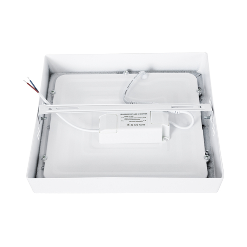 GLOBOSTAR® PANELO 60205 Panel Οροφής LED 20W 1800lm 120° AC 220-240V IP20 Θερμό Λευκό 2700K - Lumileds SMD Chip & TÜV SÜD Driver - Λευκό Γαλακτερό - Μ22 x Π22 x Υ3cm / Q20 x 20cm - 3 Χρόνια Εγγύηση