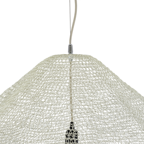 GLOBOSTAR® KENTUCKY 01868 Vintage Κρεμαστό Φωτιστικό Οροφής με Ντουί 1 x E27 AC 220-240V IP20 - Μπεζ - Μ90 x Π90 x Υ70cm